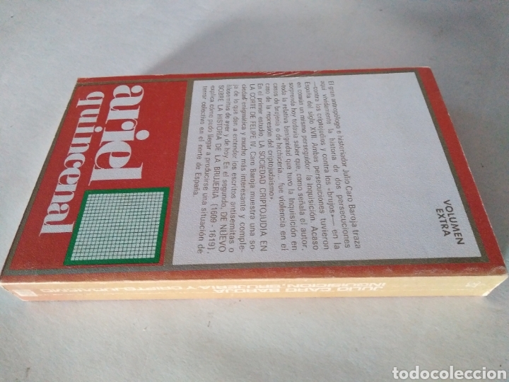 Libros de segunda mano: Inquisici&oacute;n, brujeria y criptojuda&iacute;smo&nbsp;/ Julio Caro Baroja - Foto 2