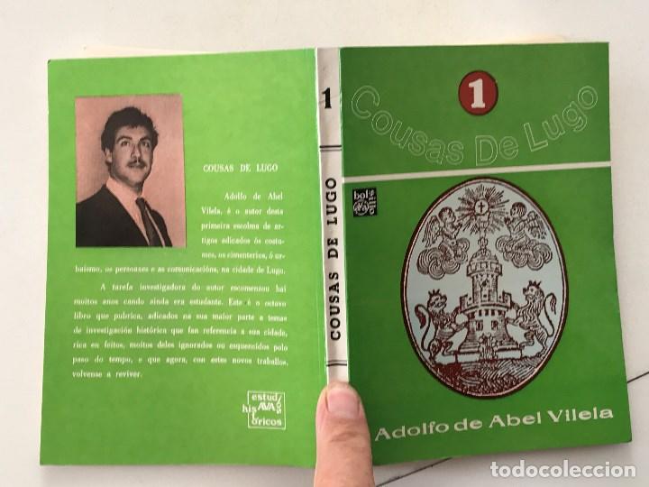 Libros de segunda mano: Adolfo de Abel Vilela, Cousas de Lugo. Galicia - Foto 4