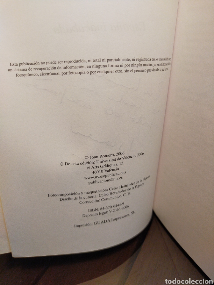 Libros de segunda mano: ESPA&Ntilde;A INACABADA - JOAN ROMERO - Foto 4