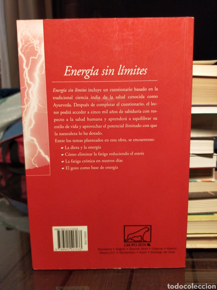 Libros de segunda mano: ENERG&Iacute;A SIN L&Iacute;MITES - DEEPAK CHOPRA - Foto 2