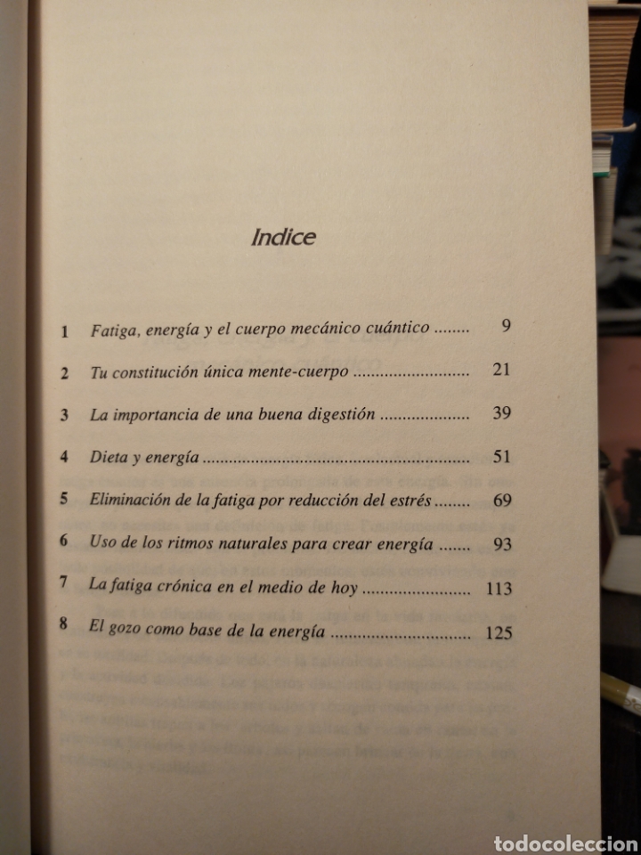 Libros de segunda mano: ENERG&Iacute;A SIN L&Iacute;MITES - DEEPAK CHOPRA - Foto 4