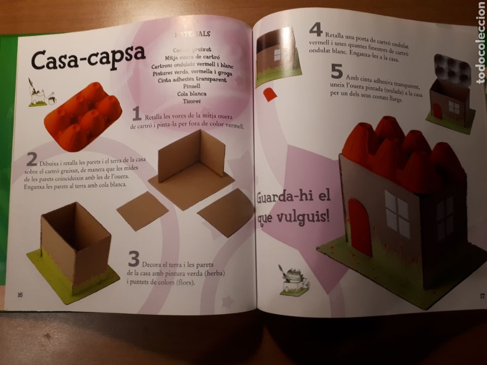 Libros de segunda mano: CARTR&Oacute;. MANUALITATS EN 5 PASSOS. ANNA LLIM&Oacute;S - Foto 4