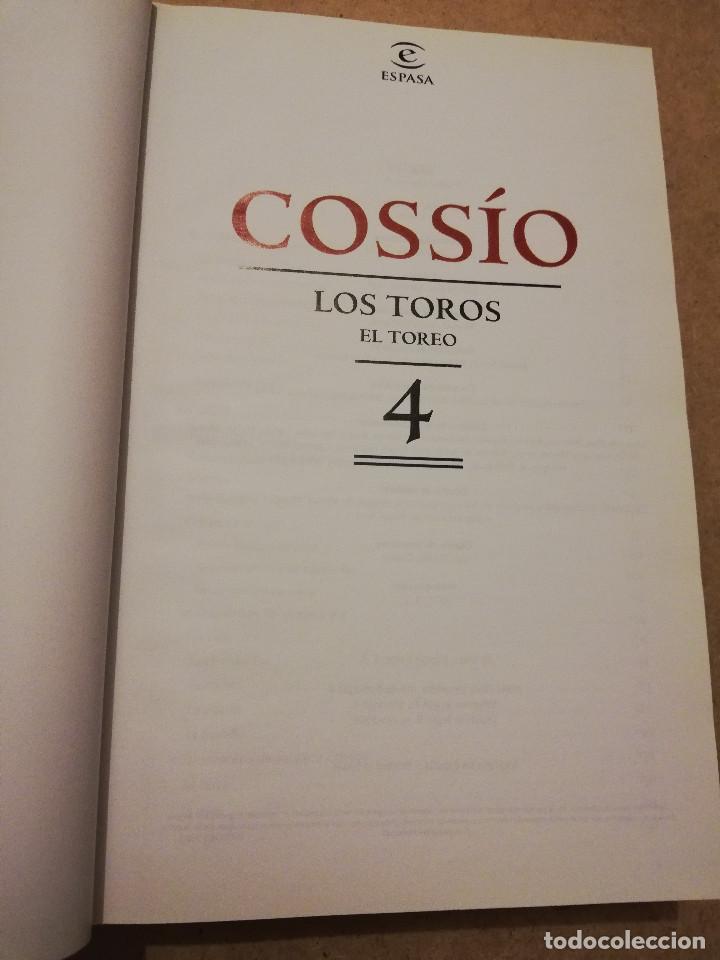 Libros de segunda mano: LOS TOROS. EL TOREO (COSS&Iacute;O) VOLUMEN 4 - Foto 2