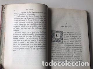 Libros de segunda mano: LOS VIKINGS, HAZA&Ntilde;AS Y CONQUISTAS RELATADAS A LA JUVENTUD - Foto 3