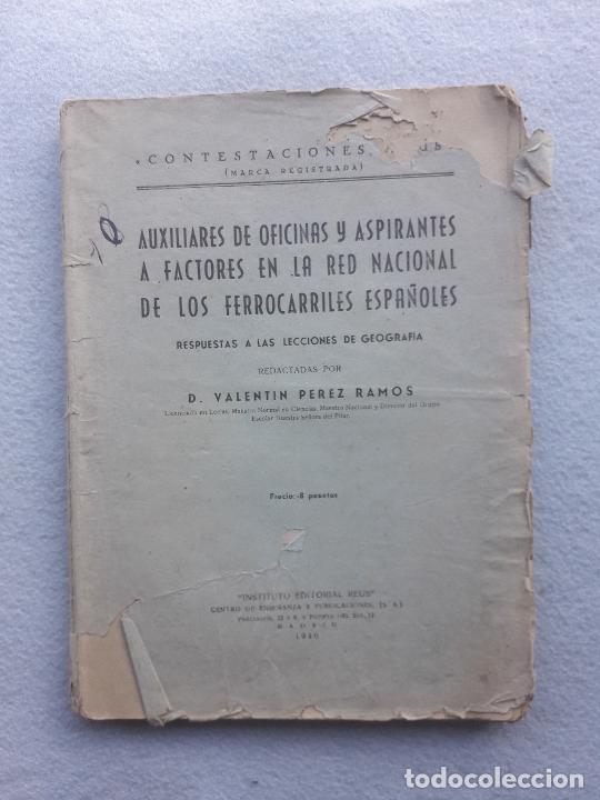 Libros de segunda mano: Lote de 3 Libros Tem&aacute;tica Trenes / Renfe. A&ntilde;o 1946. - Foto 2