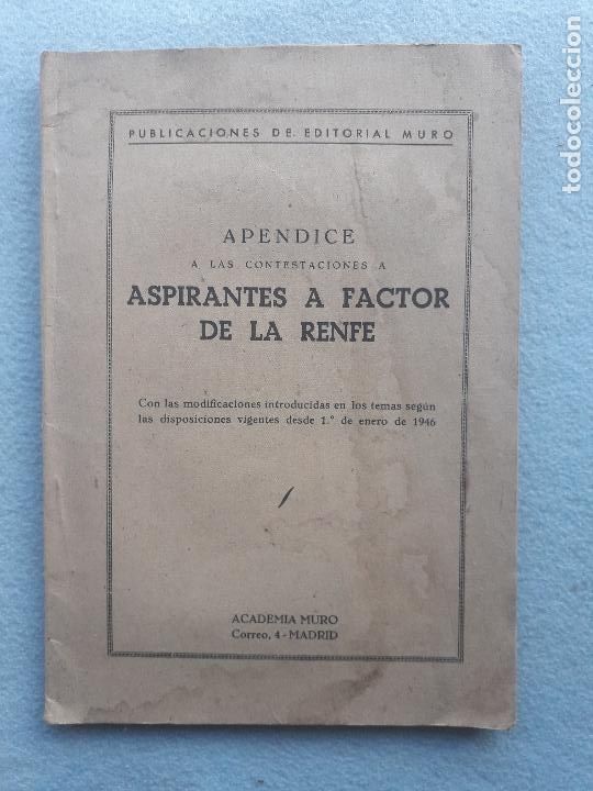 Libros de segunda mano: Lote de 3 Libros Tem&aacute;tica Trenes / Renfe. A&ntilde;o 1946. - Foto 7