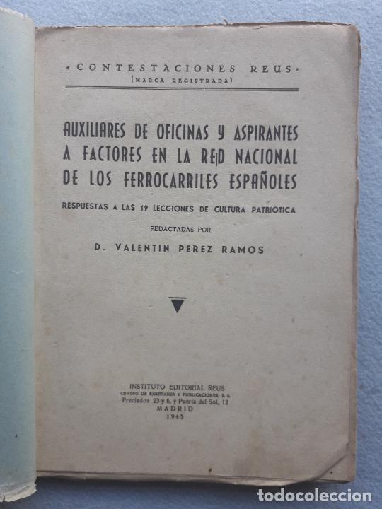 Libros de segunda mano: Lote de 3 Libros Tem&aacute;tica Trenes / Renfe. A&ntilde;o 1946. - Foto 13