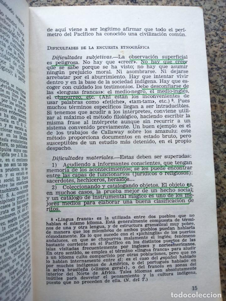 Libros de segunda mano: INTRODUCCION A LA ETNOGRAFIA -- MARCEL MAUSS -- EDICIONES ISTMO 1974 -- - Foto 3