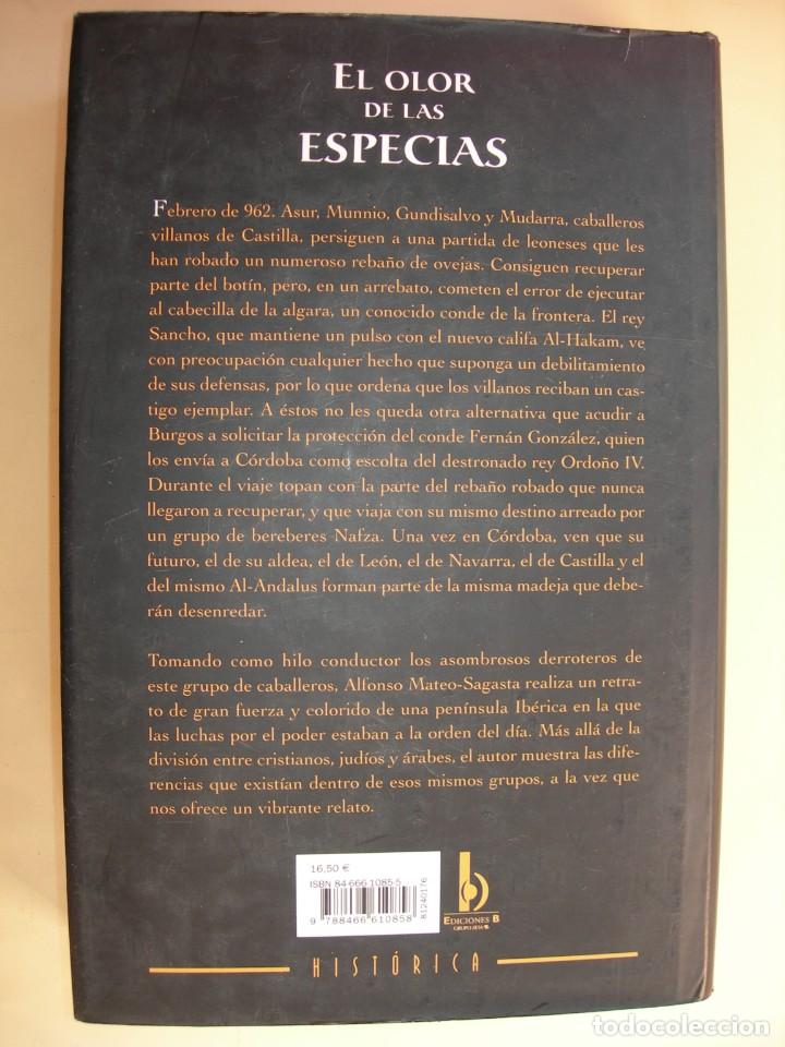 Libros de segunda mano: EL OLOR DE LAS ESPECIAS / ALFONSO MATEO-SAGASTA - Foto 2