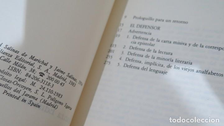 Libros de segunda mano: 1983.- EL DEFENSOR. PEDRO SALINAS - Foto 3
