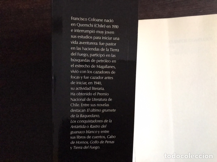 Libros de segunda mano: Coloane. Cuentos completos. Alfaguara - Foto 3