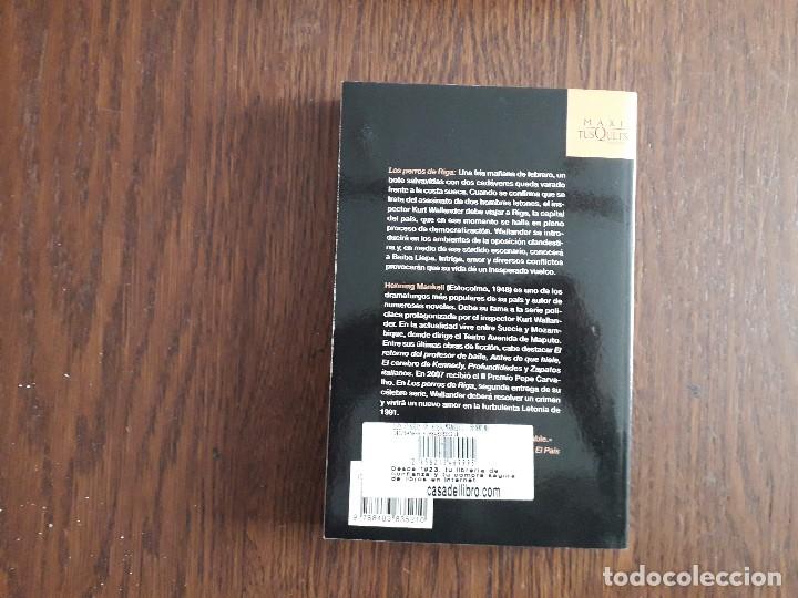 Libros de segunda mano: libro usado, Los perros de Riga, Henning Mankell. Maxi tusQuets - Foto 2