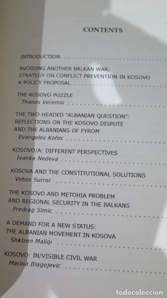 Libros de segunda mano: KOSOVO. AVOIDING ANOTHER BALKAN WAR - Foto 2