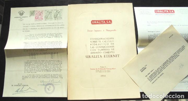 Libri di seconda mano: Certificado Confederaci&oacute;n Hidrogr&aacute;fica del Tajo Alcal&aacute; de Henares cemento Uralita &ndash; Eternit