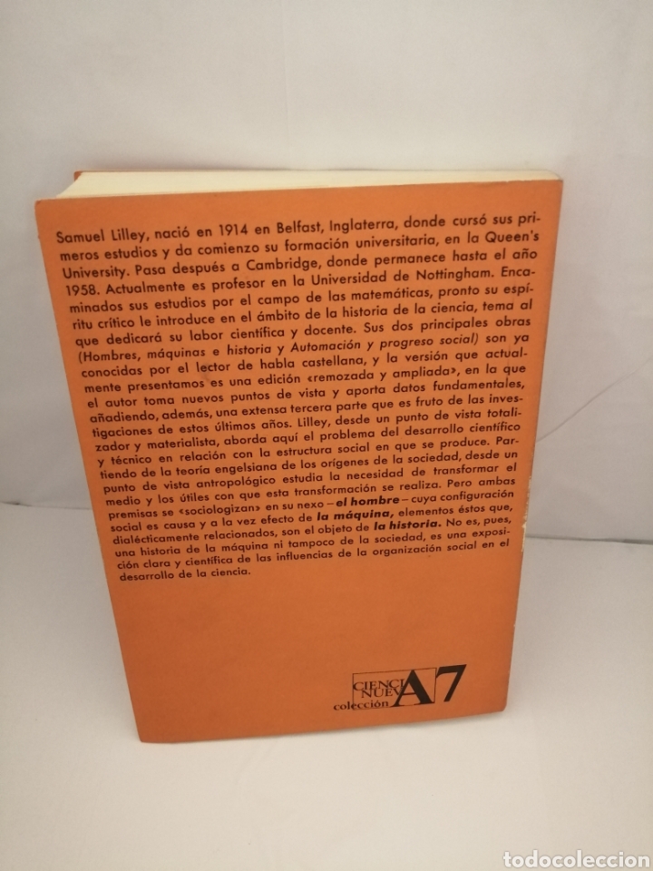 Libros de segunda mano: Hombres, m&aacute;quinas e historia (Primera edici&oacute;n) - Foto 2