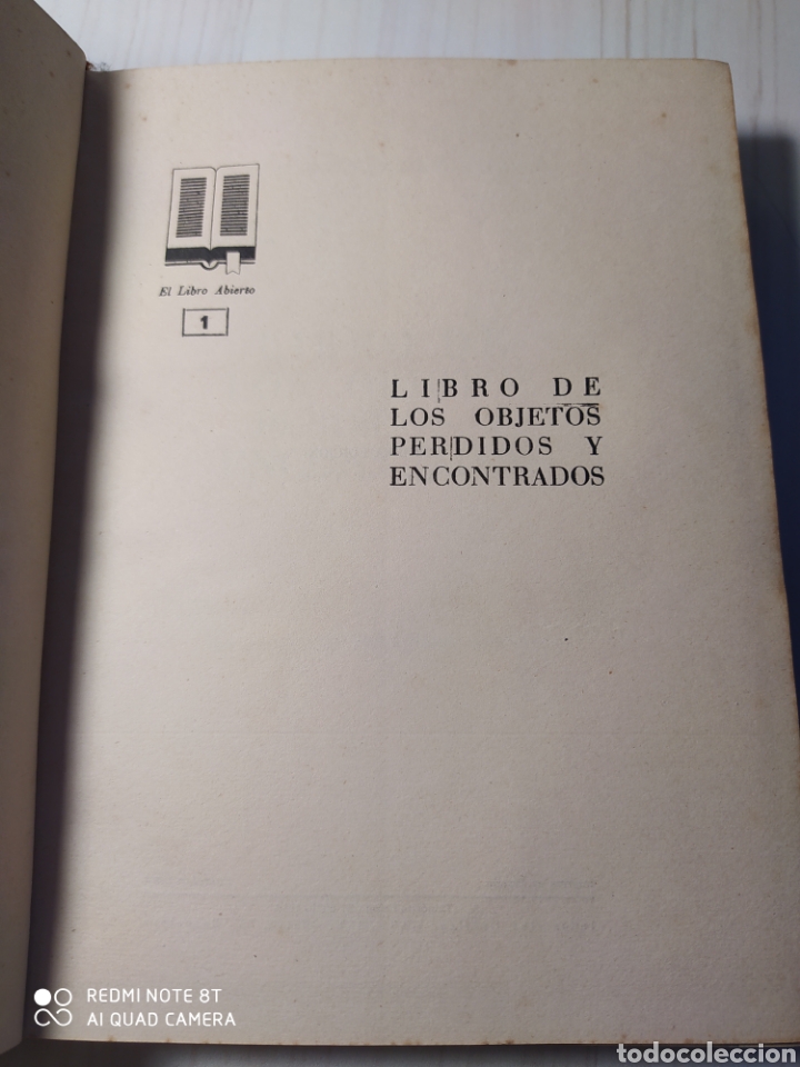 Libros de segunda mano: LIBRO DE LOS OBJETOS PERDIDOS Y ENCONTRADOS - Foto 2