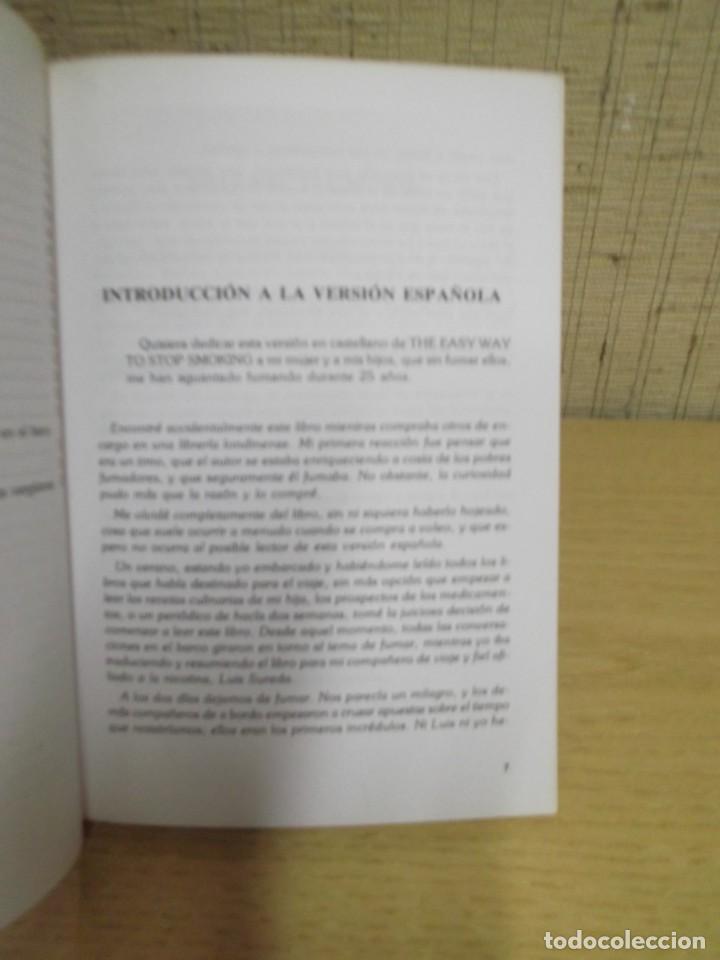 Libros de segunda mano: Dejar de fumar es f&aacute;cil de Allen Carr en castellano - Foto 3