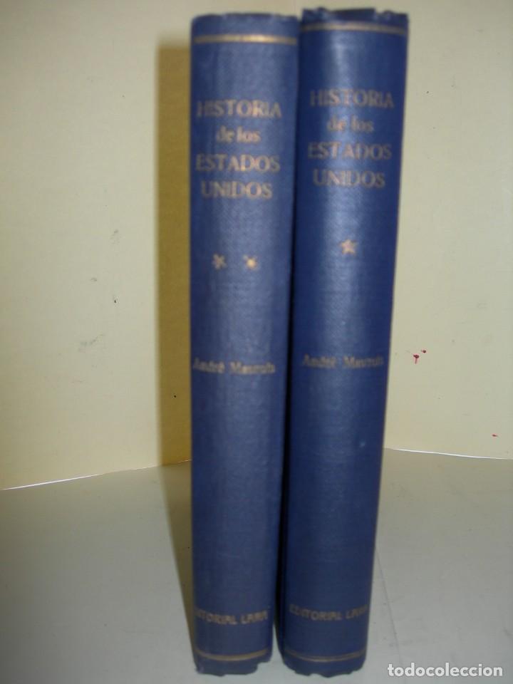 Libros de segunda mano: HISTORIA DE LOS ESTADOS UNIDOS / ANDR&Eacute; MAUROIS / 2 TOMOS - Foto 1