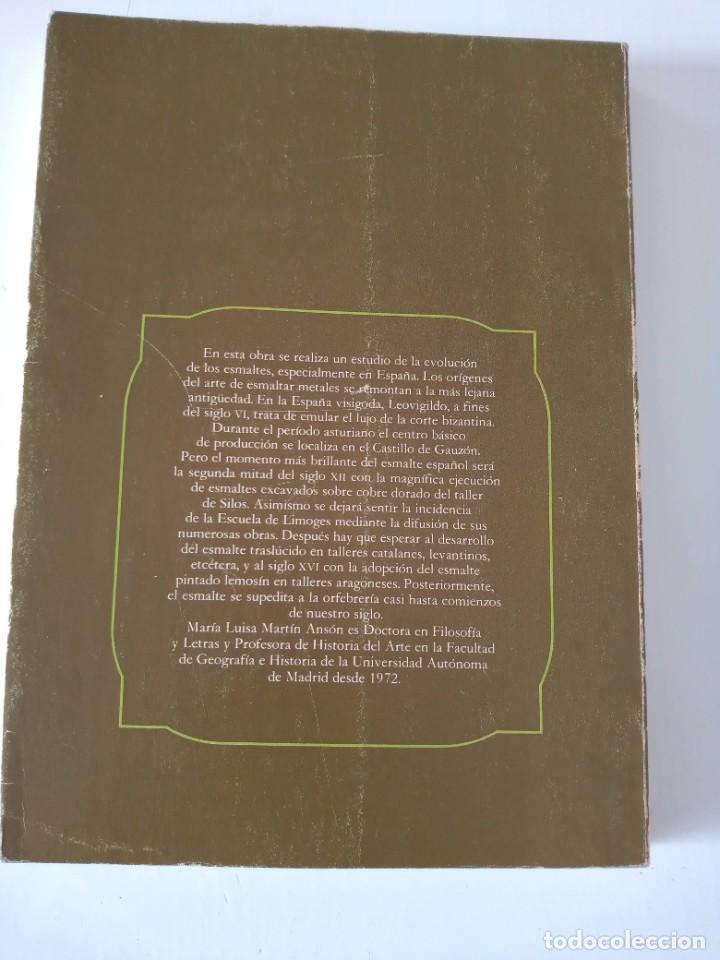 Libros de segunda mano: ESMALTES EN ESPA&Ntilde;A - M&ordf; LUISA MART&Iacute;N, 1984 - Foto 2