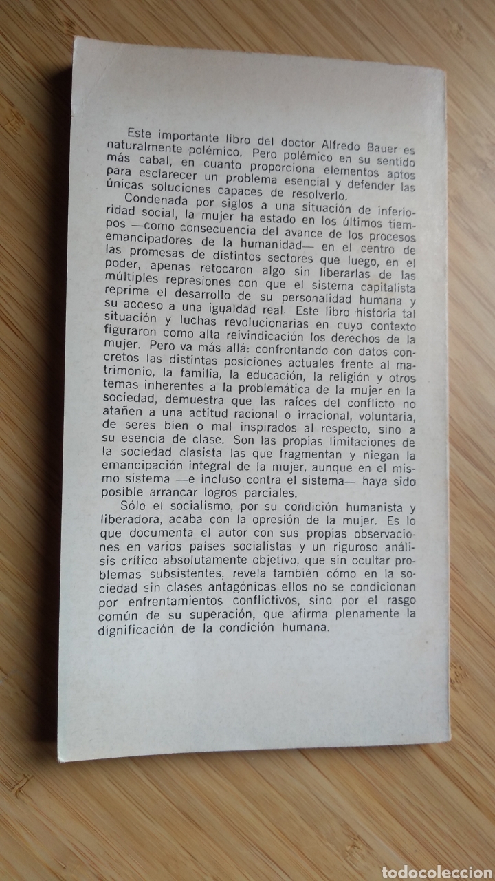 Libros de segunda mano: La mujer en el socialismo - Alfredo Bauer - Foto 2