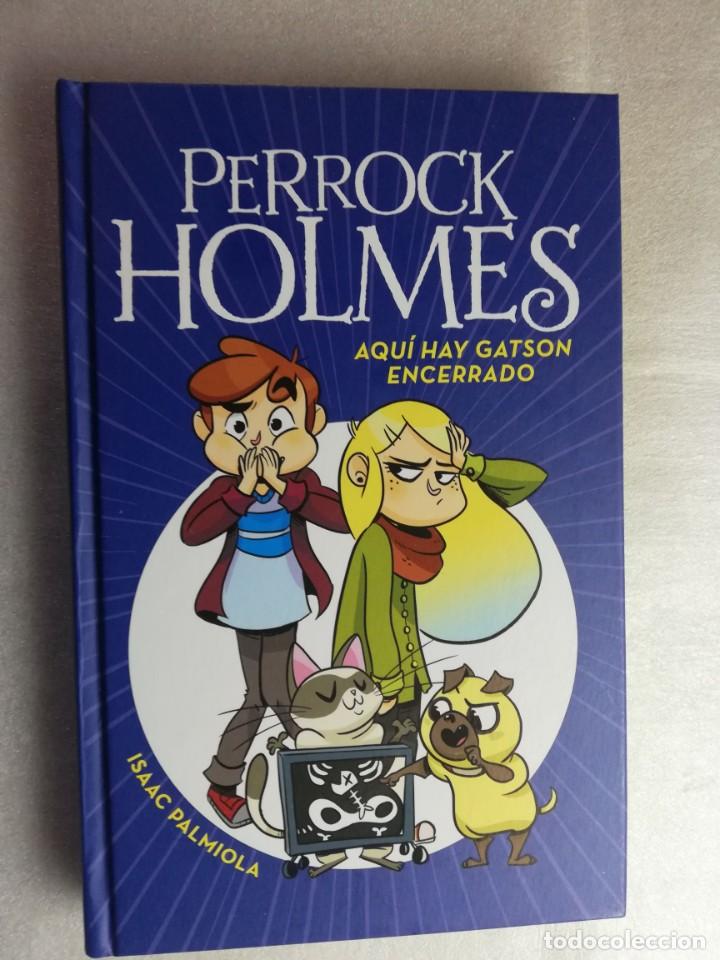 Libros de segunda mano: PERROCK HOLMES 5 AQUI HAY GATSON ENCERRADO - Foto 1