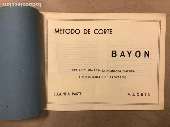 Libros de segunda mano: M&Eacute;TODO DE CORTE BAY&Oacute;N (FASC&Iacute;CULO 1&ordm; y 2&ordm;). - Foto 12