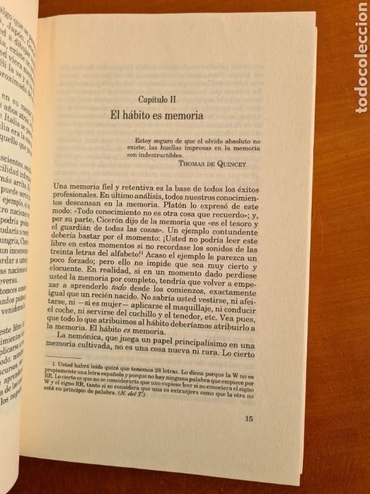 Libros de segunda mano: C&oacute;mo desarrollar una SuperMemoria - Harry Lorayne - Foto 22