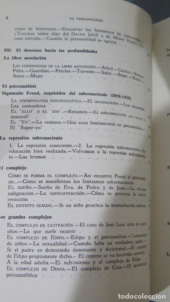 Libros de segunda mano: TU PERSONALIDAD. PIERRE DACO - Foto 5