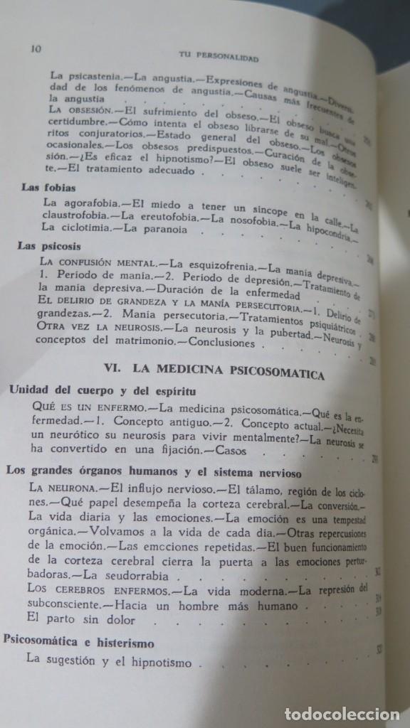 Libros de segunda mano: TU PERSONALIDAD. PIERRE DACO - Foto 7