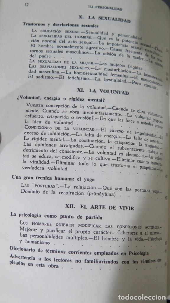 Libros de segunda mano: TU PERSONALIDAD. PIERRE DACO - Foto 9