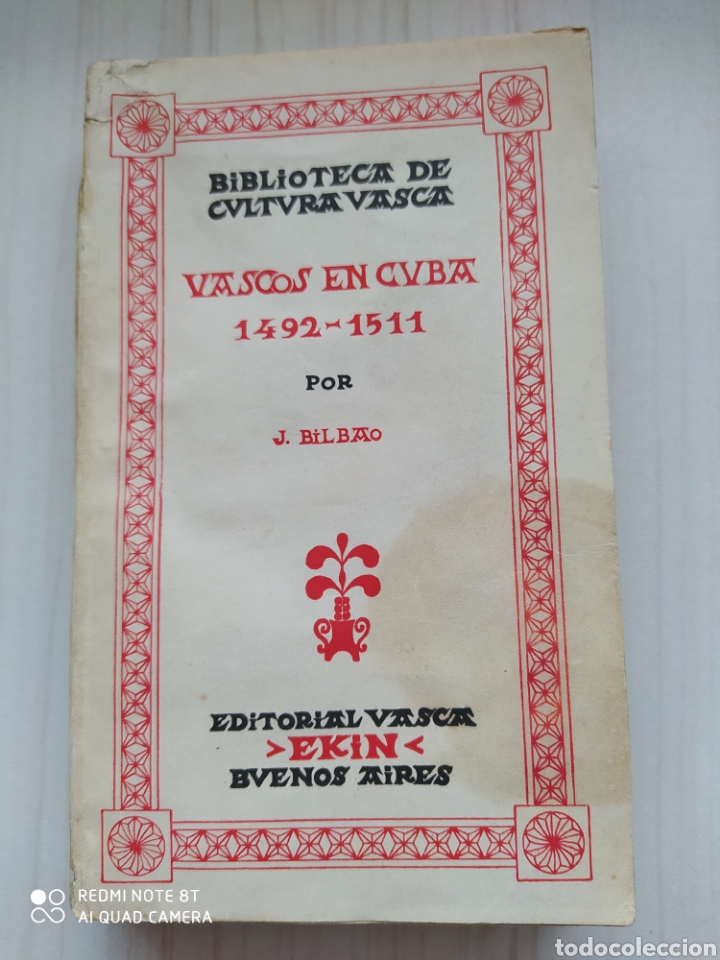 Libros de segunda mano: VASCOS EN CUBA 1492-1511 (J. BILBAO) - Foto 1