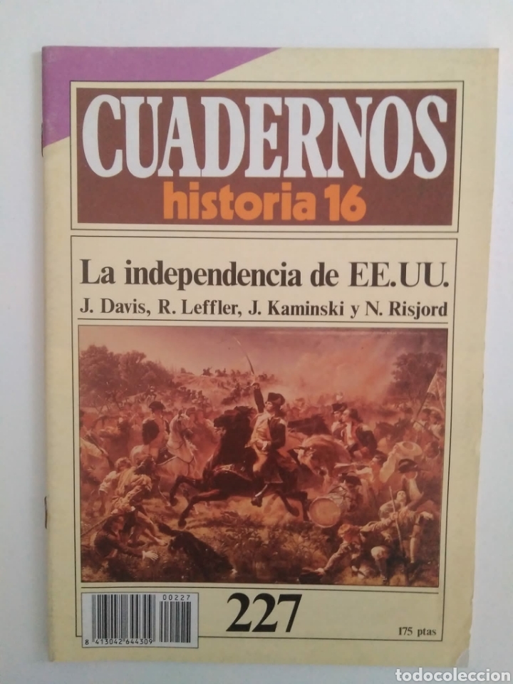 Libros de segunda mano: CUADERNOS HISTORIA 16. 227: la independencia de EE. UU. / VV AA. - Foto 1