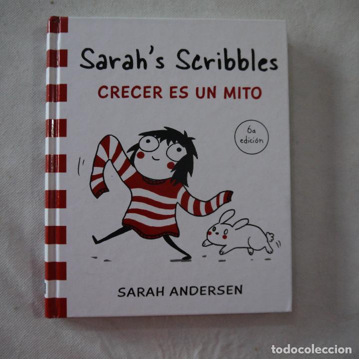Libros de segunda mano: SARAHS SCRIBBLES. CRECER ES UN MITO - SARAH ANDERSEN - 2016 - Foto 1