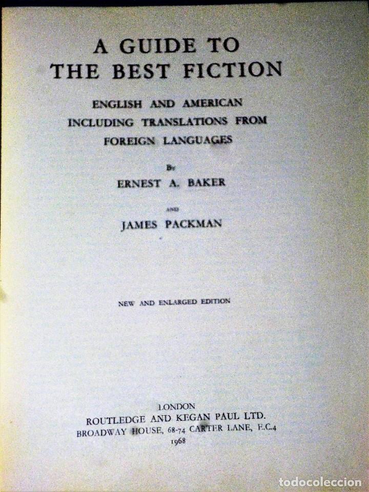 Libros de segunda mano: A GUIDE TO THE BEST FICTION - Foto 2