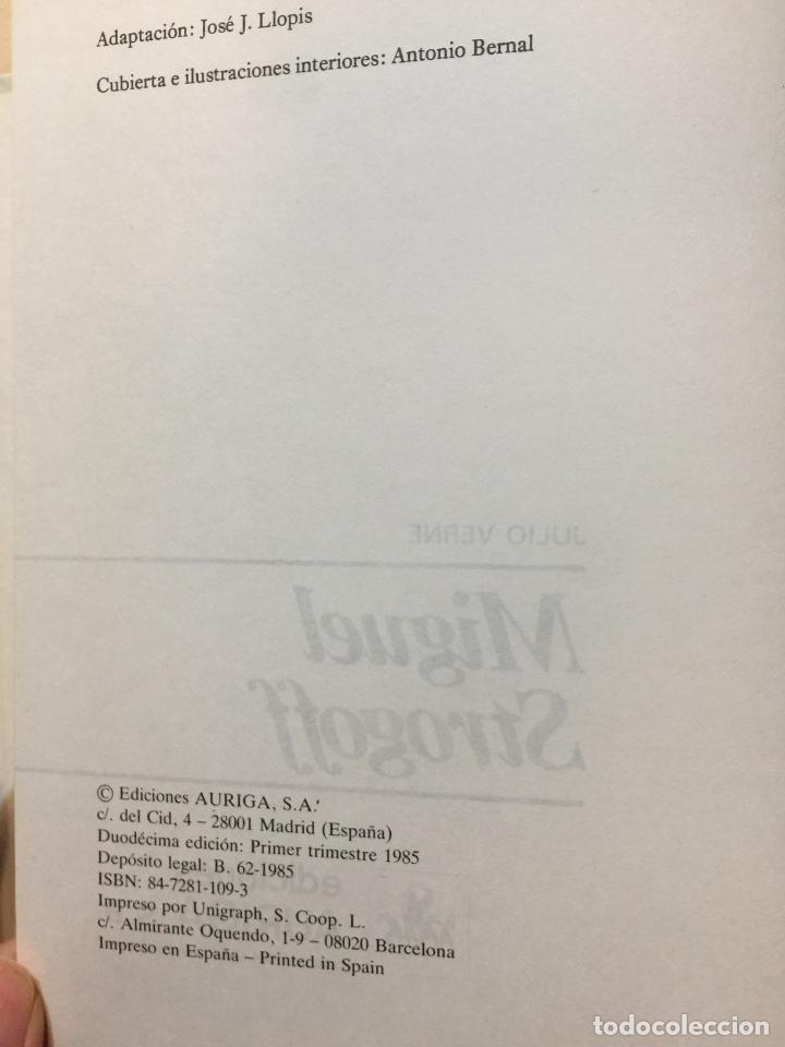 Libros de segunda mano: Miguel Strogoff n&ordm; 83 - Juilio Verne - Foto 3