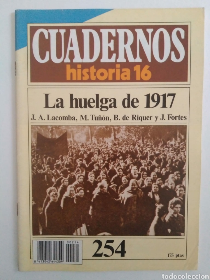 Libros de segunda mano: CUADERNOS HISTORIA 16. 254: la huelga de 1917 / VV.AA. - Foto 1