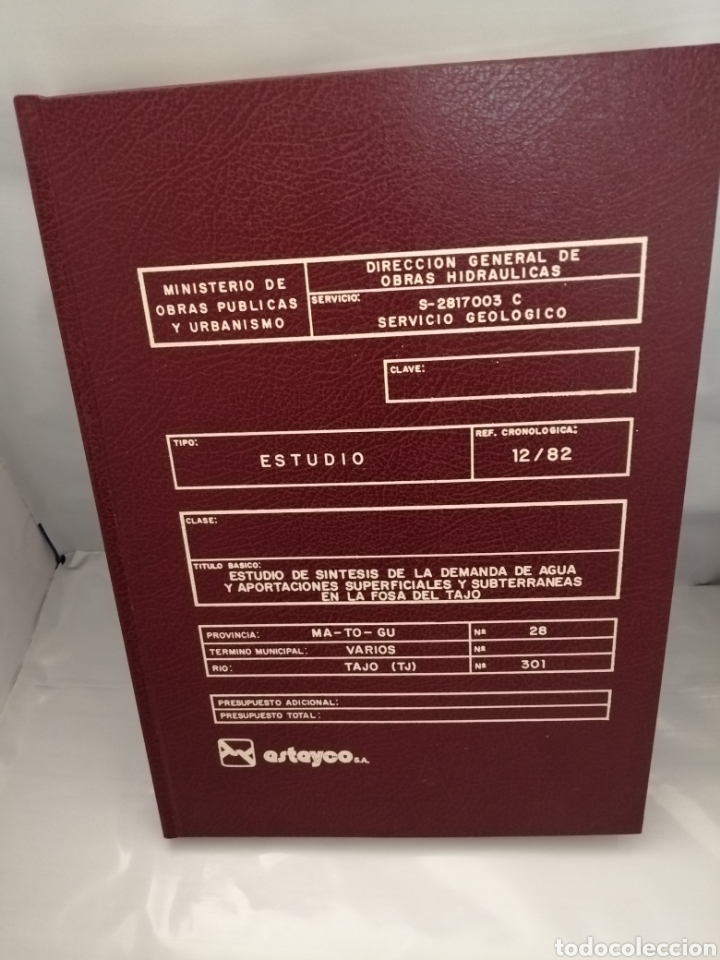 Libros de segunda mano: ESTEYCO. Estudio 12/82 - Foto 1