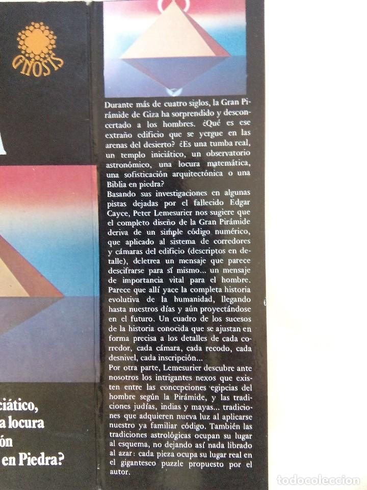 Libros de segunda mano: LA GRAN PIR&Aacute;MIDE DESCIFRADA / PETER LEMESURIER - Foto 4