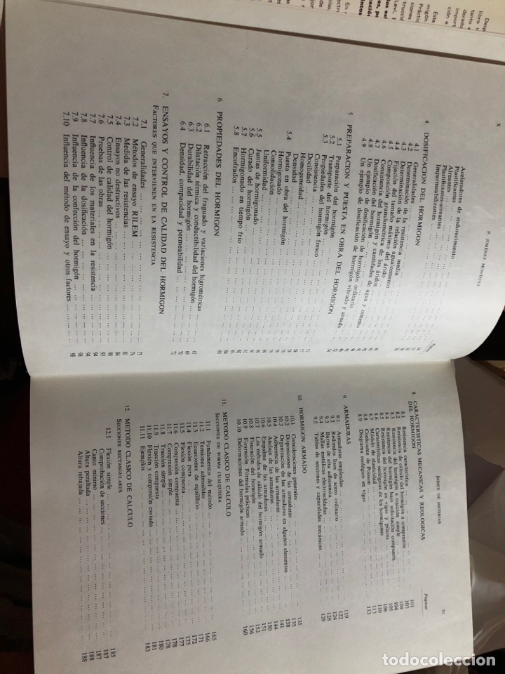 Libros de segunda mano: Hormig&oacute;n armado. P. Jim&eacute;nez Montoya - Foto 3