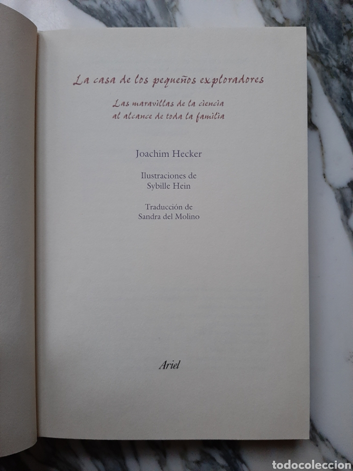Libros de segunda mano: LA CASA DE LOS PEQUE&Ntilde;OS EXPLORADORES - JOACHIM HECKER - ARIEL - 2007 - Foto 2