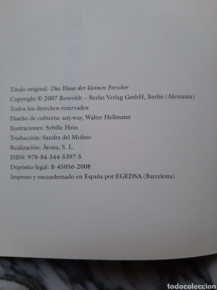 Libros de segunda mano: LA CASA DE LOS PEQUE&Ntilde;OS EXPLORADORES - JOACHIM HECKER - ARIEL - 2007 - Foto 3