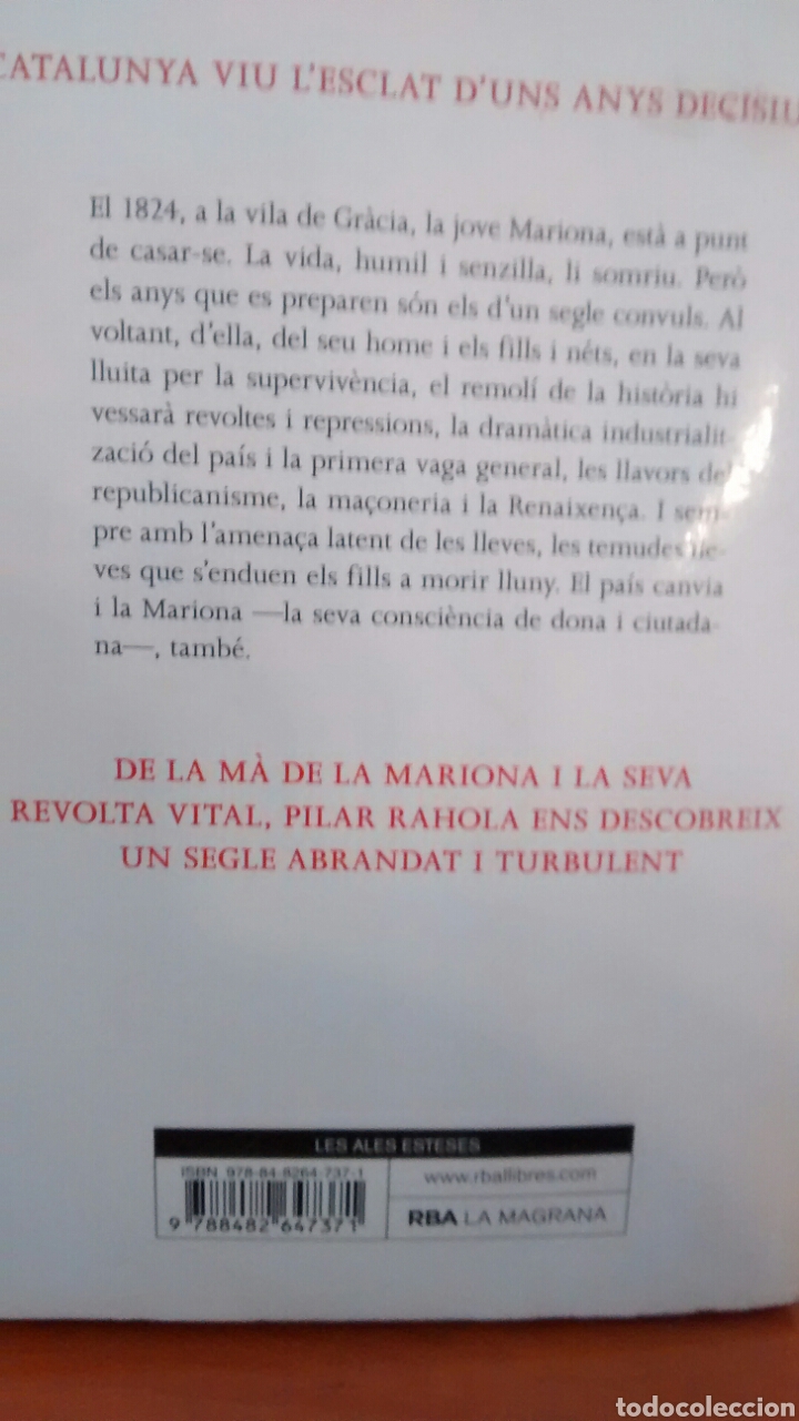 Libros de segunda mano: MARIONA DE PILAR RAHOLA (RBA) - Foto 2