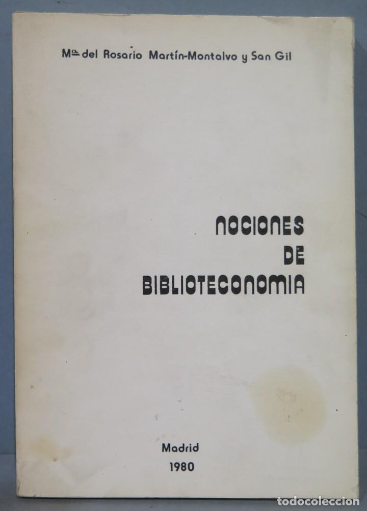 Libri di seconda mano: NOCIONES DE BIBLIOTECONOMIA. MA DEL ROSARIO