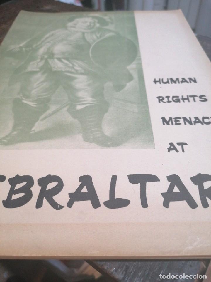 Libros de segunda mano: Human Rights menaced at Gibraltar - Foto 1