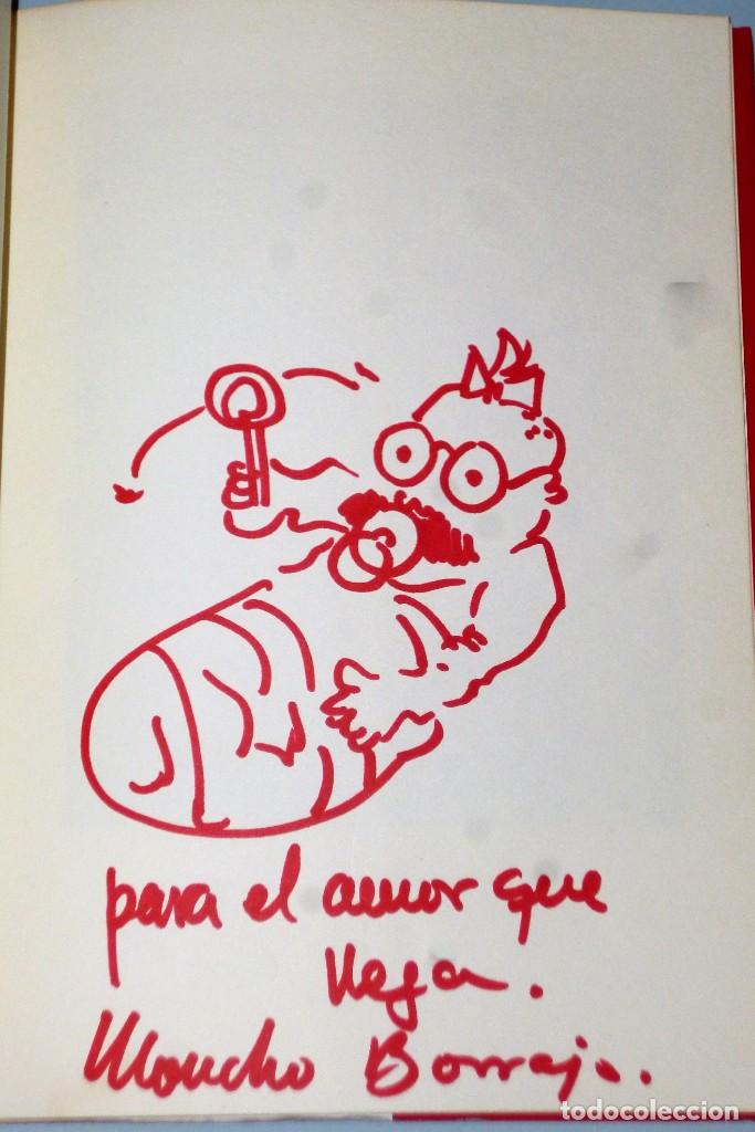 Libros de segunda mano: MONCHO Y YO (DIBUJO Y DEDICATORIA) - Foto 2