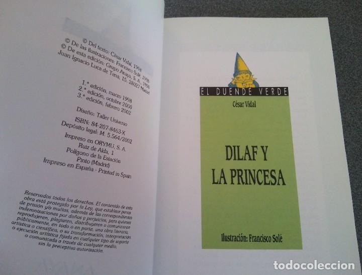 Libros de segunda mano: Dilaf y la Princesa de C&eacute;sar Vidal - Foto 3