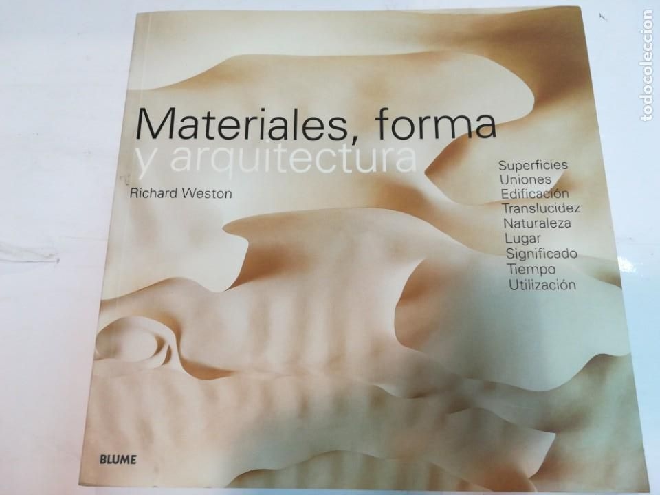 Libros de segunda mano: RICHARD WESTON Materiales, forma y arquitectura S1768AT - Foto 1