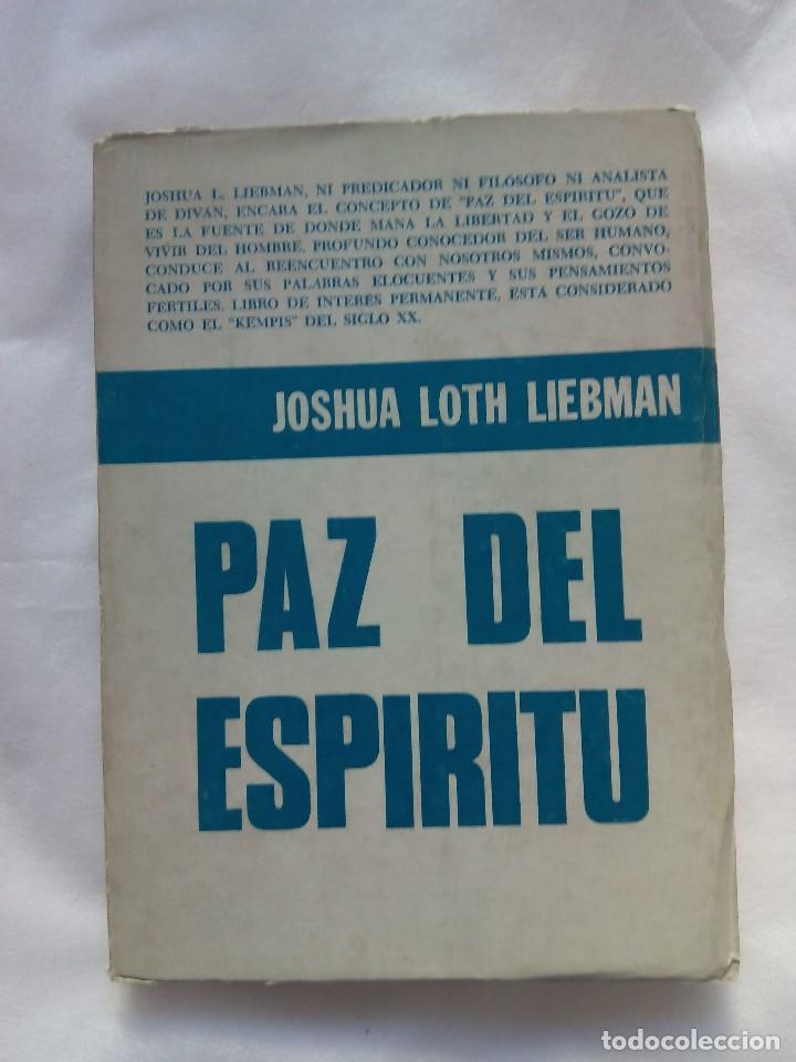 Libros de segunda mano: PAZ DEL ESP&Iacute;RITU / JOSHUA LOTH LIEBMAN - Foto 1