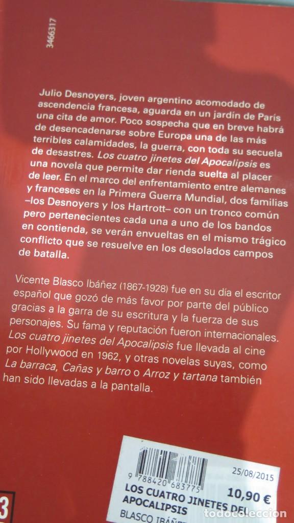 Libros de segunda mano: LOS CUATRO JINETES DEL APOCALIPSIS. BLASCO IBA&Ntilde;EZ - Foto 2