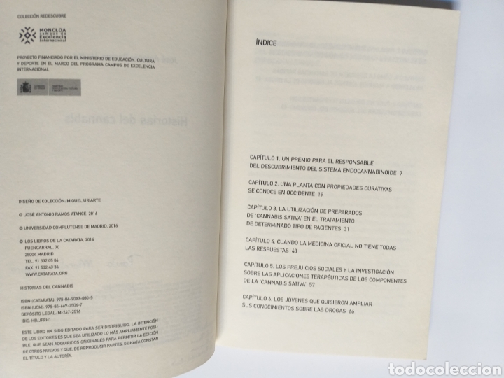 Libros de segunda mano: Historias del cannabis. Jos&eacute; Antonio Ramos - Foto 6